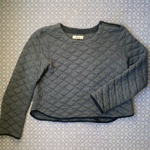 Madewell Gray Soft Longsleeve Top